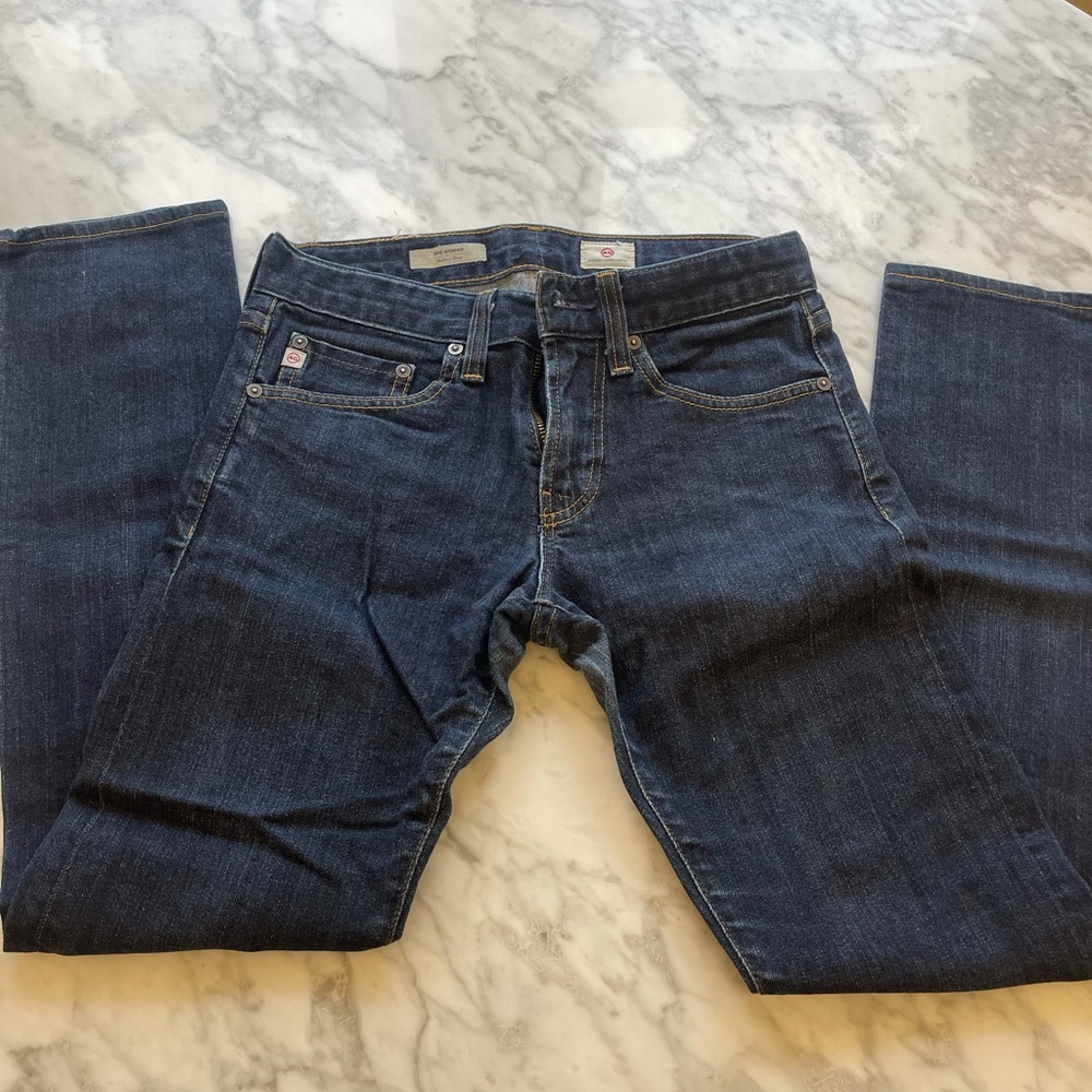 AG Adriano Goldschmeid dark wash denim jeans, skinny, 
Size 28 x 30
